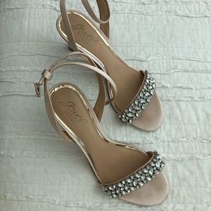 badgley mischka wedding heels!
